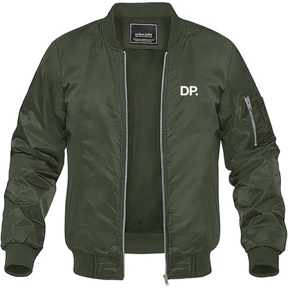 Men's Dorothy Perkins Logo Lightweight Bomber Jacket Windbreaker Softshell Varsity Jacket Coat