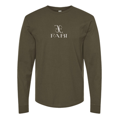 Men's Fabi Logo Long Sleeve T-Shirt
