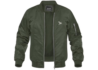 Men's The xx Logo Lightweight Bomber Jacket Windbreaker Softshell Varsity Jacket Coat