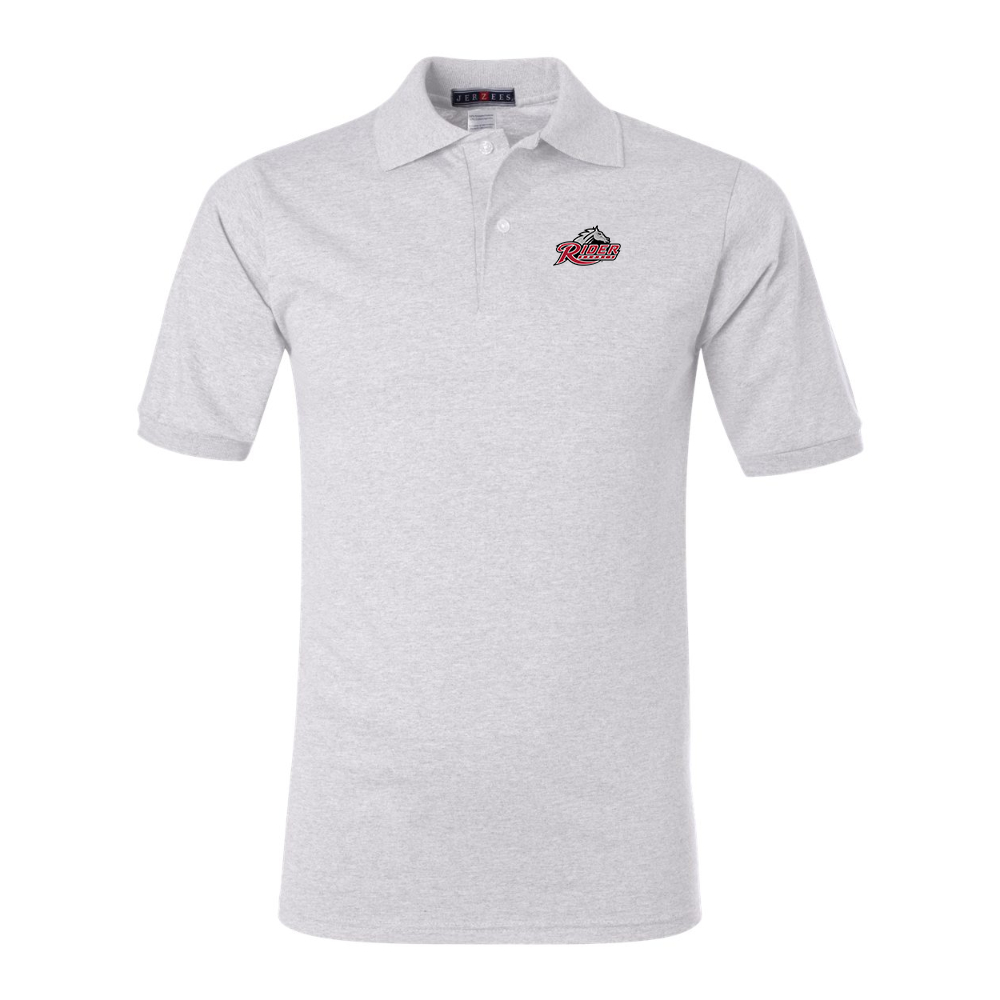 Men's Rider Broncs Logo JERZEES  SpotShield polo