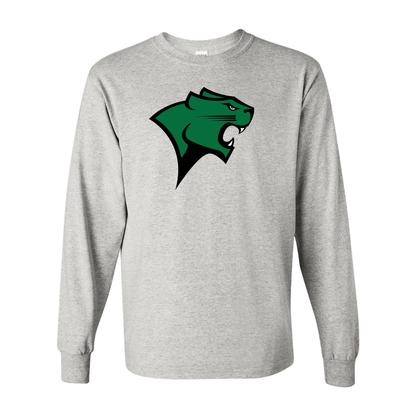Men's Chicago State Cougars  Gildan Heavy Cotton Long Sleeve T-Shirt