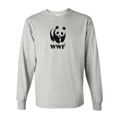 Men's  WWF  Gildan Heavy Cotton Long Sleeve T-Shirt