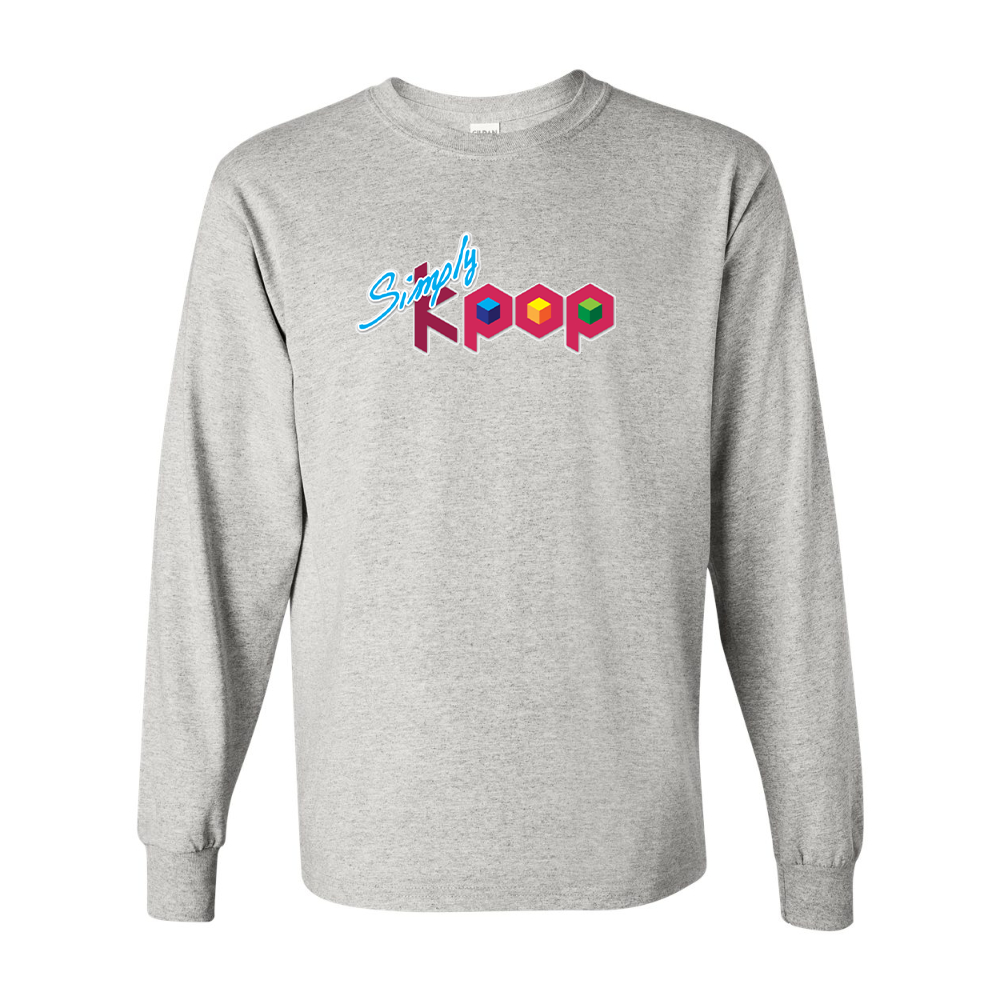 Men's  Simply Kpop  Gildan Heavy Cotton Long Sleeve T-Shirt