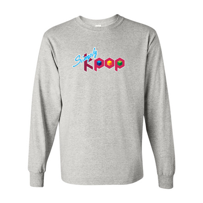 Men's  Simply Kpop  Gildan Heavy Cotton Long Sleeve T-Shirt