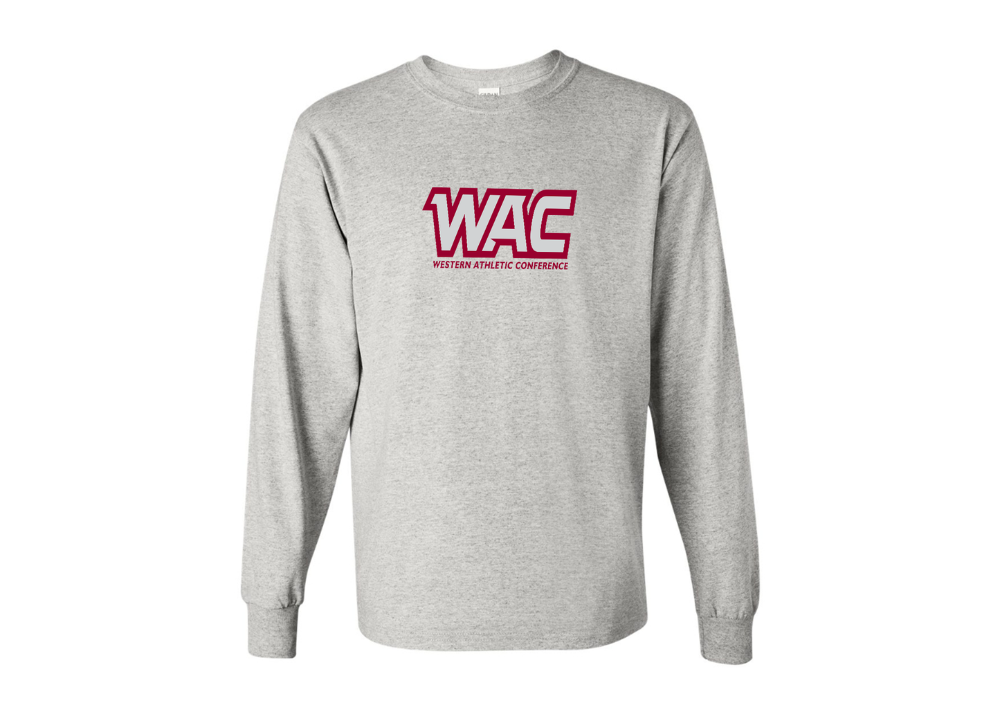 Men's Western Athletic Conference Gildan Heavy Cotton Long Sleeve T-Shirt