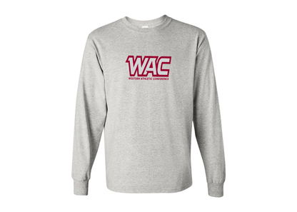 Men's Western Athletic Conference Gildan Heavy Cotton Long Sleeve T-Shirt