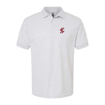 Men's Santa Clara Broncos Logo Gildan Dry Blend Jersey Polo