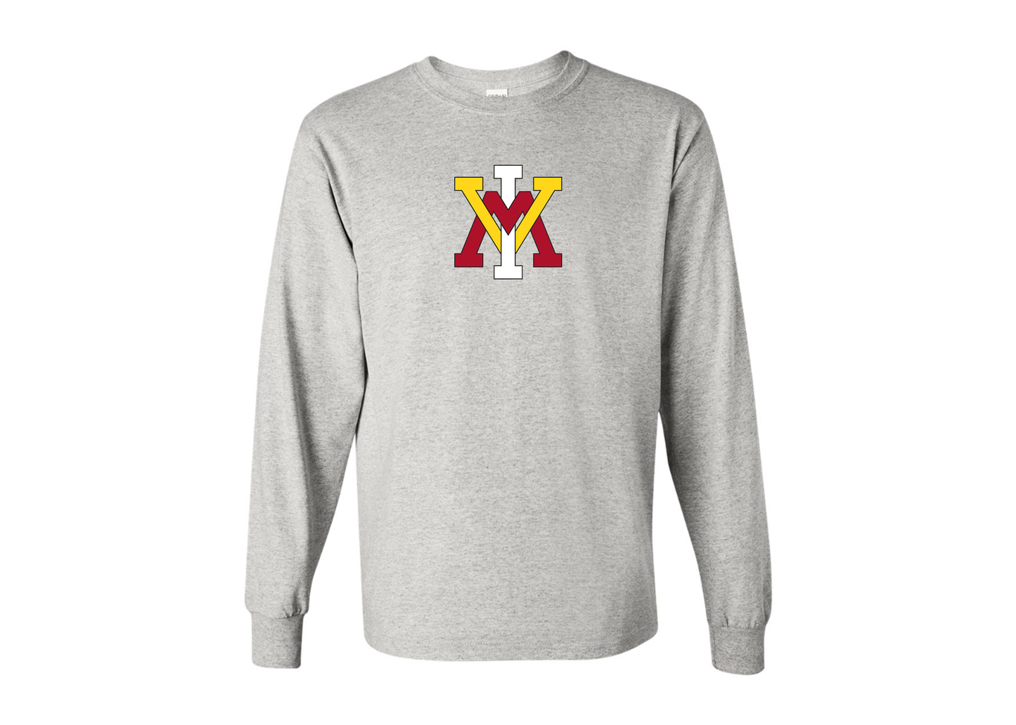 Men's VMI Keydets Gildan Heavy Cotton Long Sleeve T-Shirt