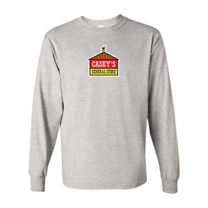 Men's Casey's General Store  Gildan Heavy Cotton Long Sleeve T-Shirt