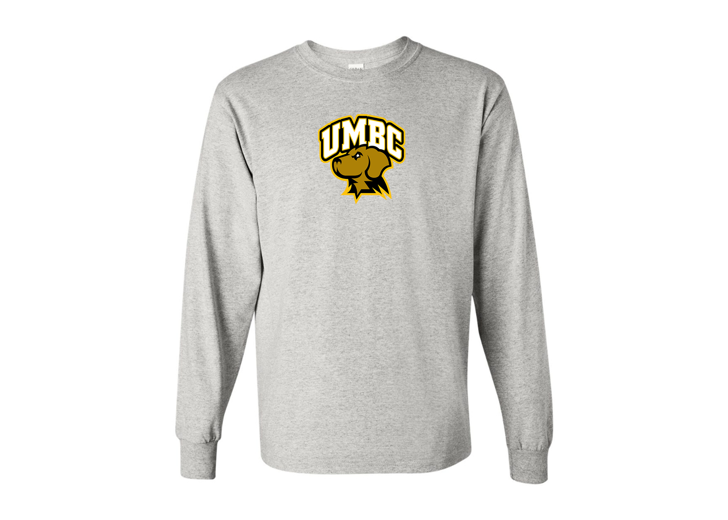 Men's UMBC Retrievers Gildan Heavy Cotton Long Sleeve T-Shirt