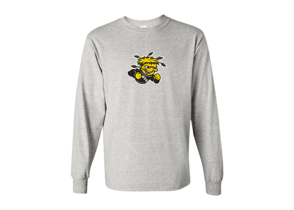 Men's Wichita State Shockers Gildan Heavy Cotton Long Sleeve T-Shirt