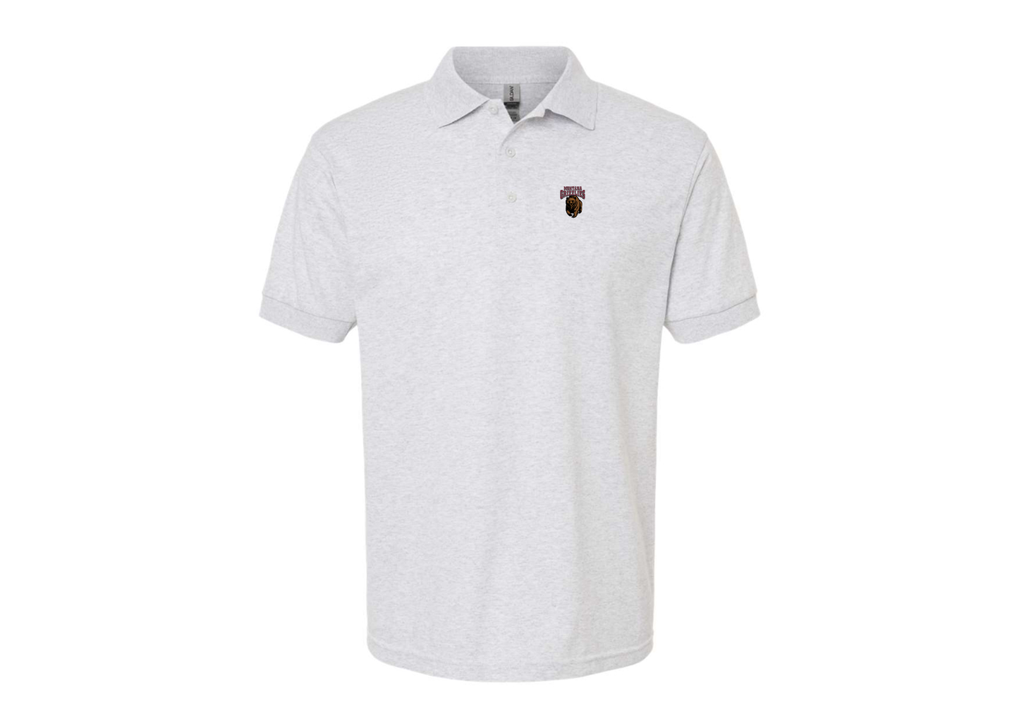 Men's Montana Grizzliesl Gildan Dry Blend Jersey Polo
