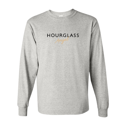 Men's Hourglass Angel  Gildan Heavy Cotton Long Sleeve T-Shirt