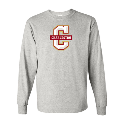 Men's  Charleston Cougars Gildan Heavy Cotton Long Sleeve T-Shirt