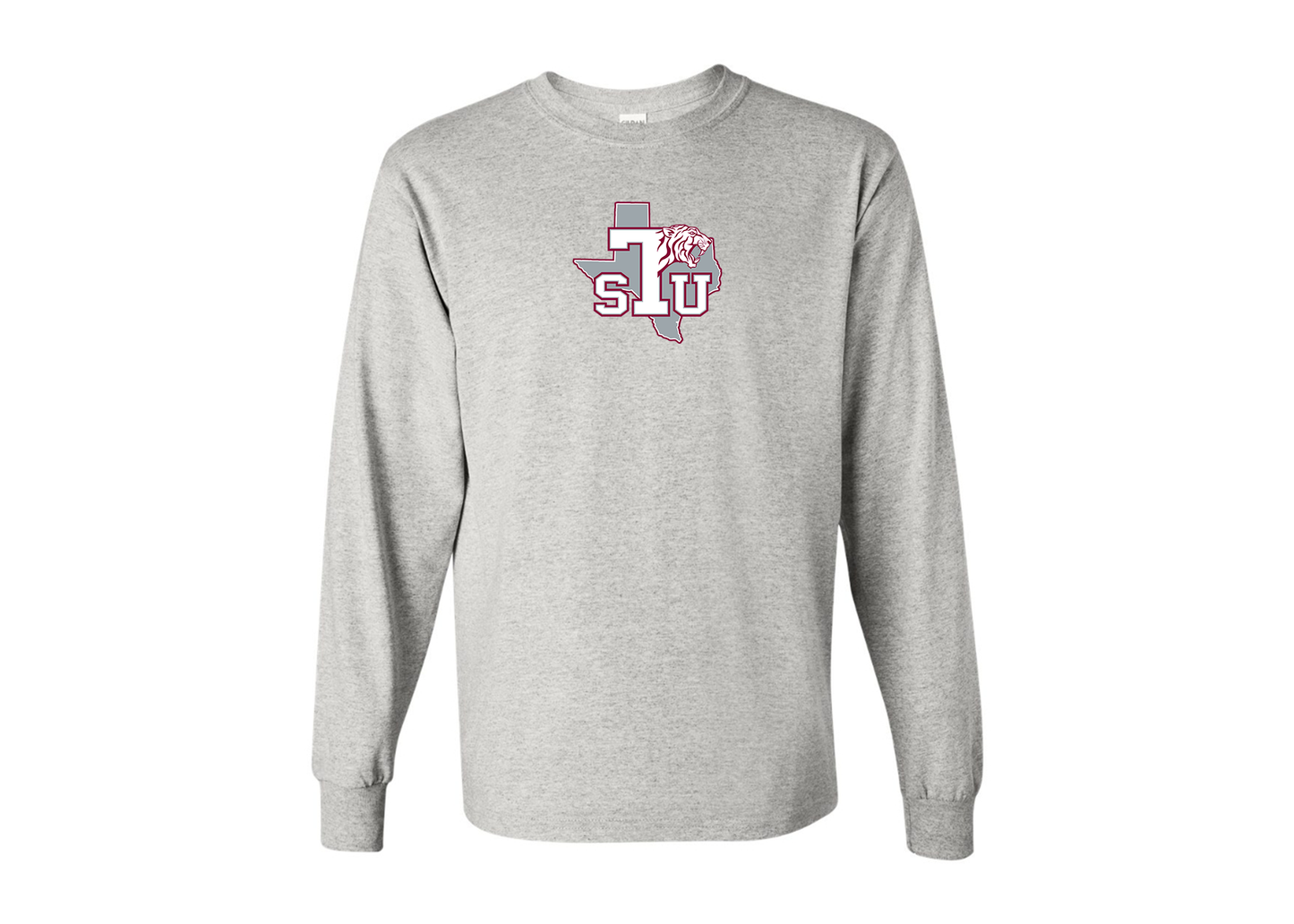 Men's Texas Southern Tigers Gildan Heavy Cotton Long Sleeve T-Shirt