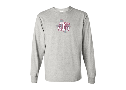 Men's Texas Southern Tigers Gildan Heavy Cotton Long Sleeve T-Shirt