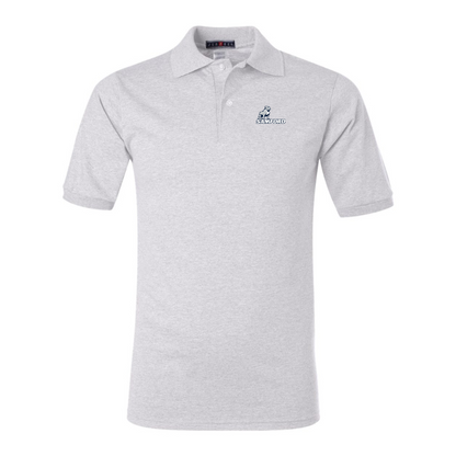 Men's Samford Bulldogs Logo JERZEES  SpotShield polo