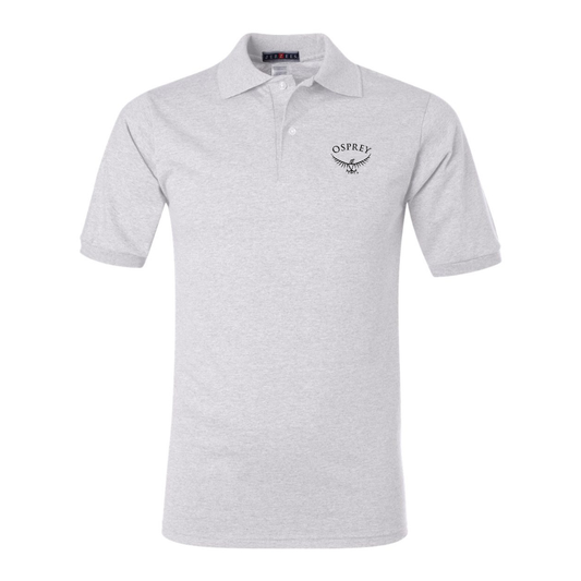 Men's Osprey Black  JERZEES  SpotShield polo