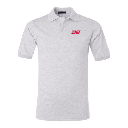 Men's Sacred Heart Pioneers Logo JERZEES  SpotShield polo
