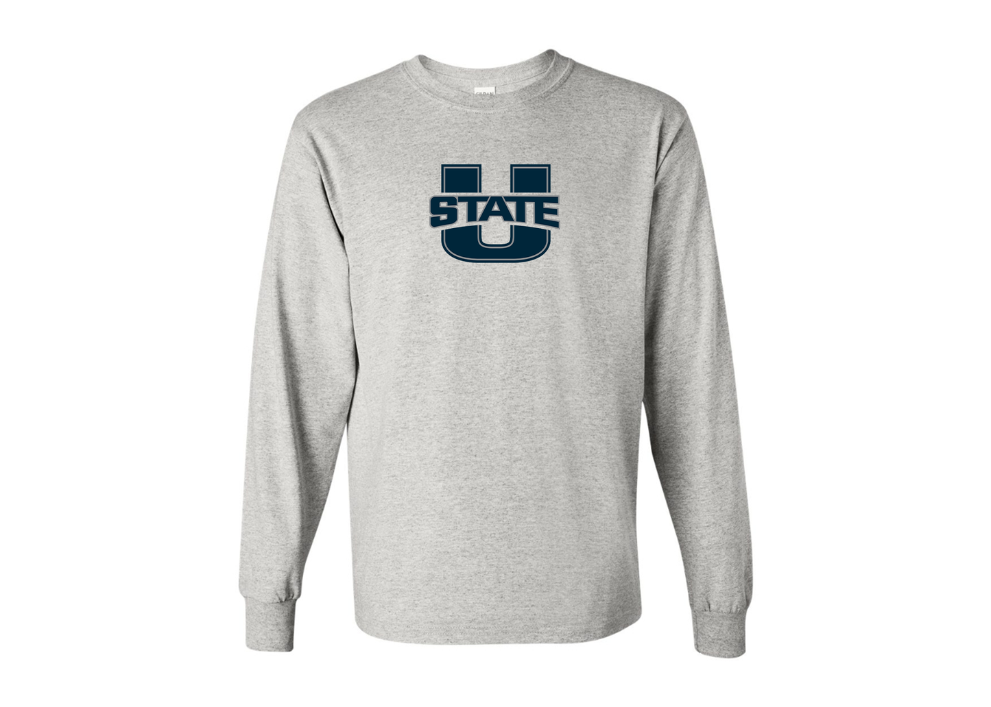 Men's Utah State Aggies Gildan Heavy Cotton Long Sleeve T-Shirt