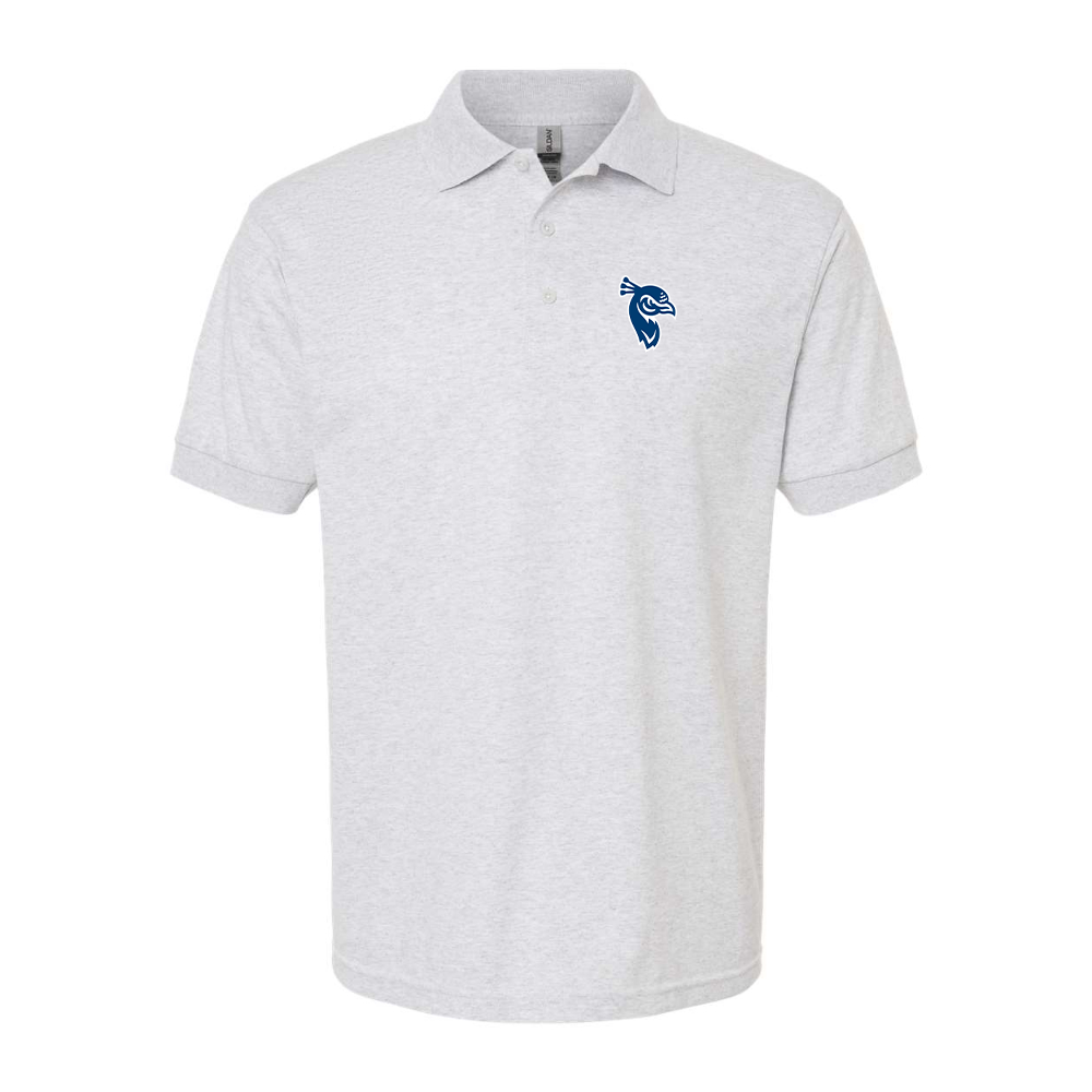 Men's Saint Peters Peacocks Logo Gildan Dry Blend Jersey Polo