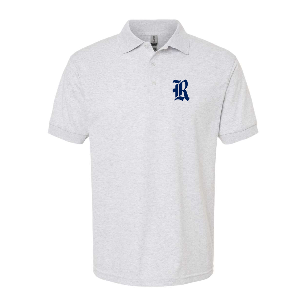 Men's Rice Owls Logo Gildan Dry Blend Jersey Polo