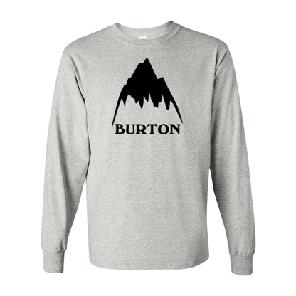 Men's  Burton Mountain  Gildan Heavy Cotton Long Sleeve T-Shirt