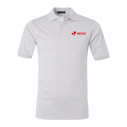 Men's  BBC News  JERZEES  SpotShield polo
