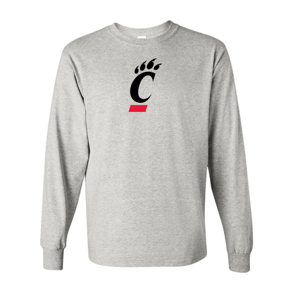 Men's Cincinnati Bearcats Gildan Heavy Cotton Long Sleeve T-Shirt