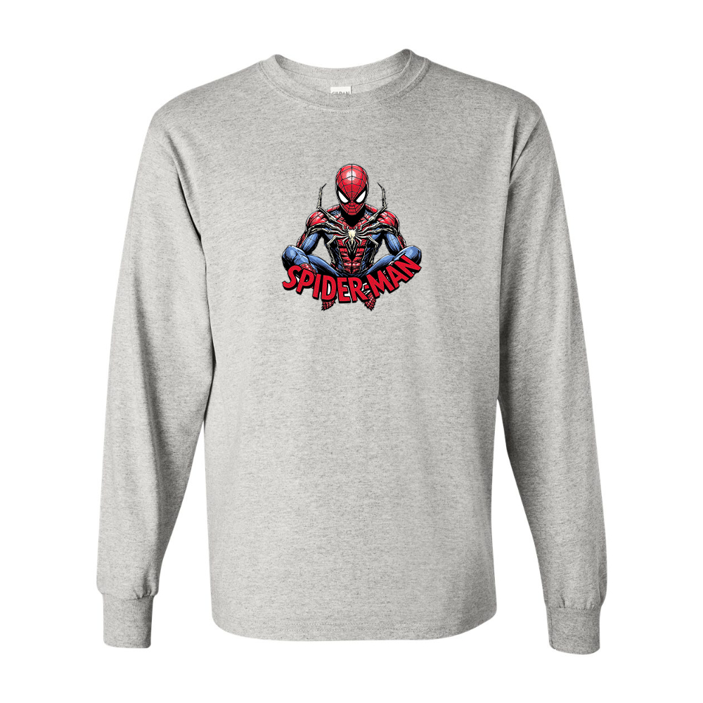 Men's Spider-Man 2025 Gildan Heavy Cotton Long Sleeve T-Shirt
