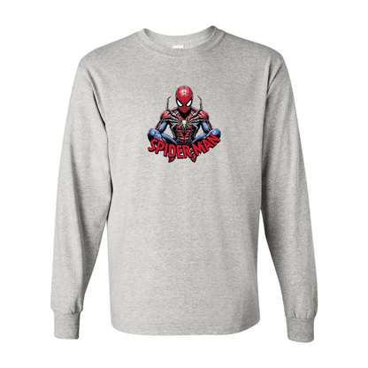 Men's Spider-Man 2025 Gildan Heavy Cotton Long Sleeve T-Shirt