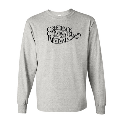 Men's Creedence Clearwater Revival Gildan Heavy Cotton Long Sleeve T-Shirt