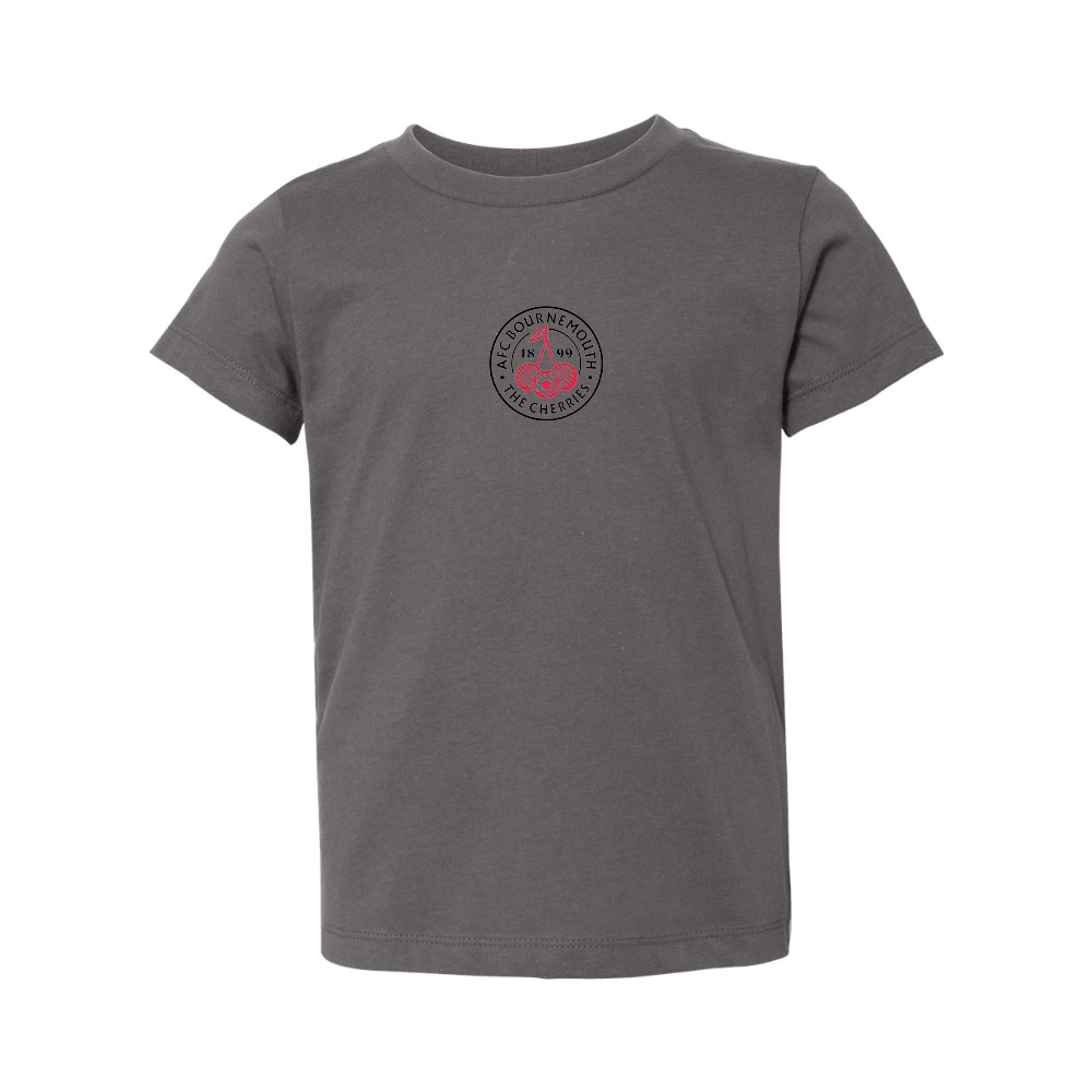 AFC Bournemouth Soccer Logo BELLA  CANVAS Toddler Jersey Tee