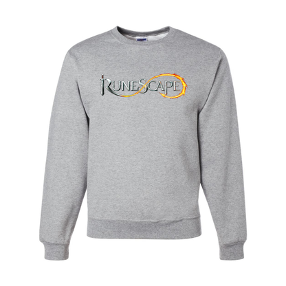 Men's Runescape Logo  JERZEES NuBlend Crewneck Sweatshirt