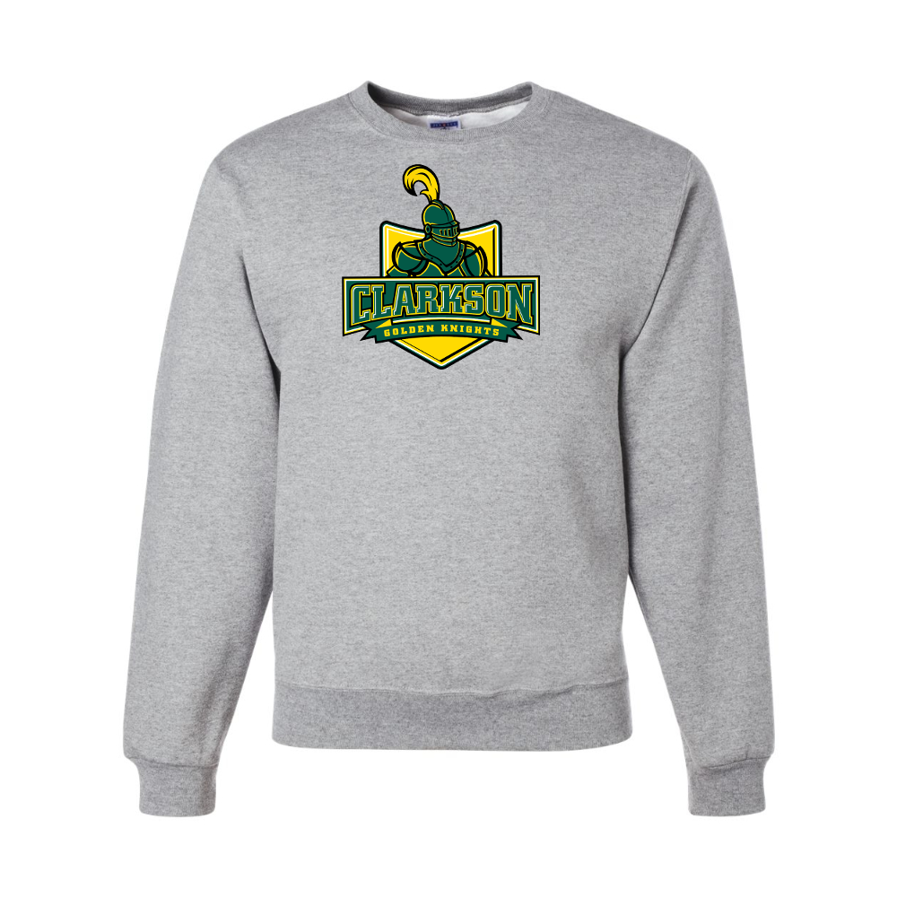 Men's Clarkson Golden Knights JERZEES NuBlend Crewneck Sweatshirt
