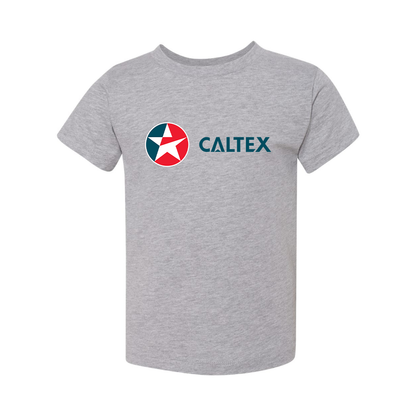 Caltex Gas Station BELLA  CANVAS Toddler Jersey Tee