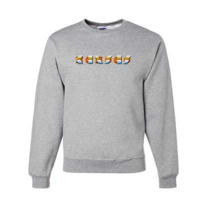 Men's Kansas JERZEES NuBlend Crewneck Sweatshirt