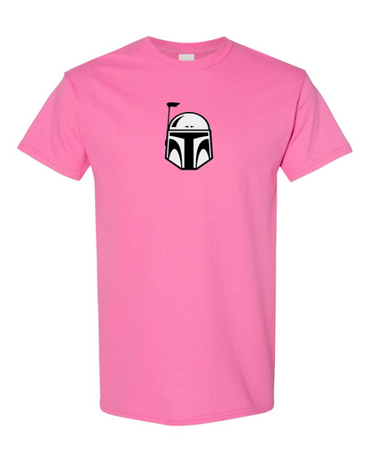 Men's Star Wars Boba Fett Helmet Gildan Heavy Cotton T-Shirt