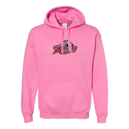 Men's Rider Broncs Logo Gildan  Heavy Blend Hooded Sweatshirt