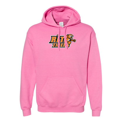 Men's RIT Tigers Logo Gildan  Heavy Blend Hooded Sweatshirt