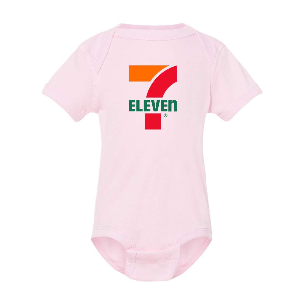 7 Eleven Logo  Rabbit Skins Infant Baby Rib Bodysuit