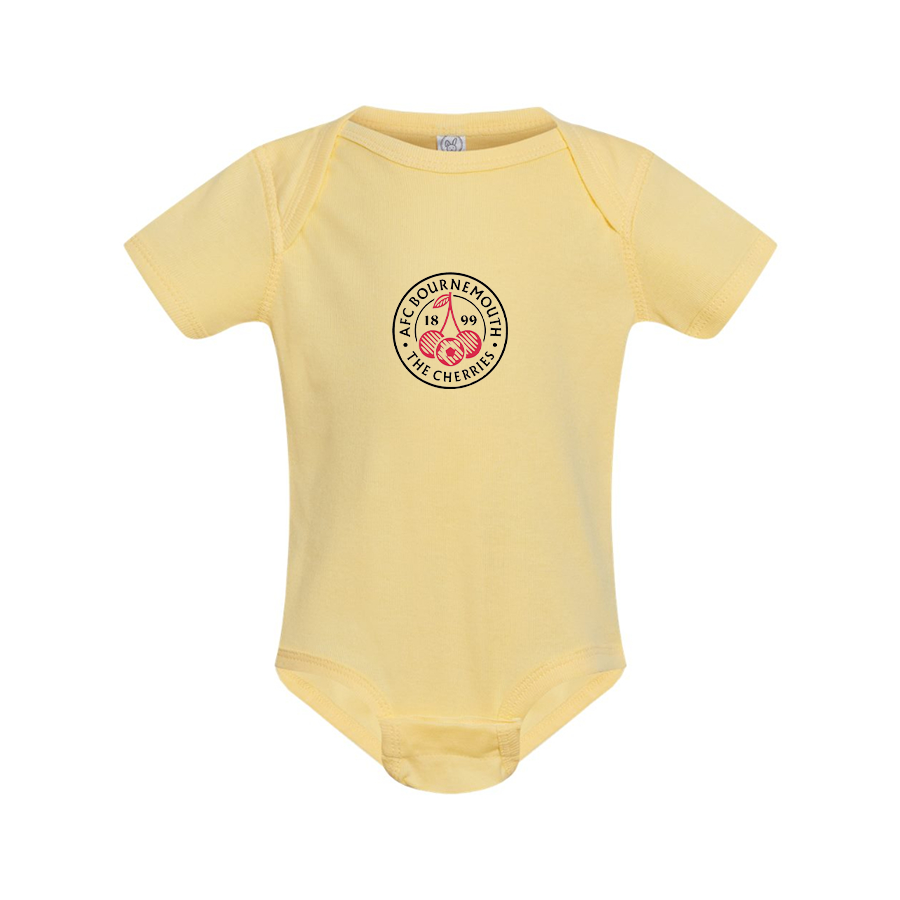 AFC Bournemouth Soccer Logo Rabbit Skins Infant Baby Rib Bodysuit