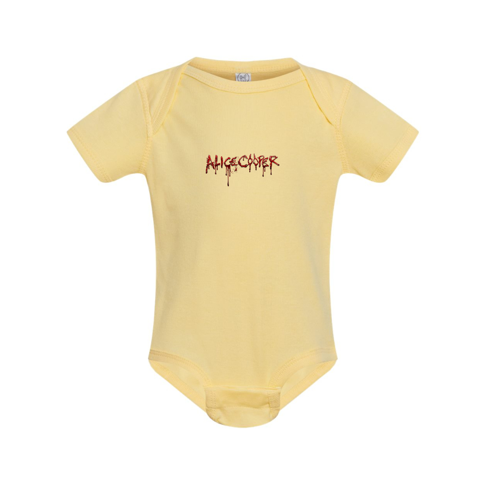 Alice Cooper Logo  Rabbit Skins Infant Baby Rib Bodysuit
