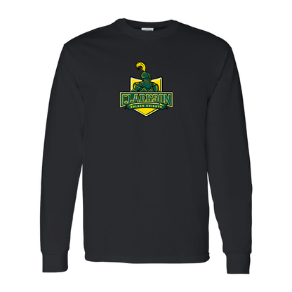 Men's Clarkson Golden Knights Gildan Heavy Cotton Long Sleeve T-Shirt