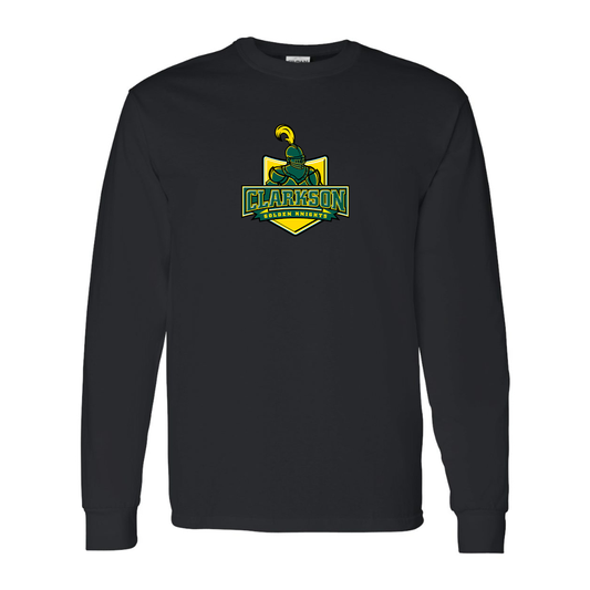 Men's Clarkson Golden Knights Gildan Heavy Cotton Long Sleeve T-Shirt