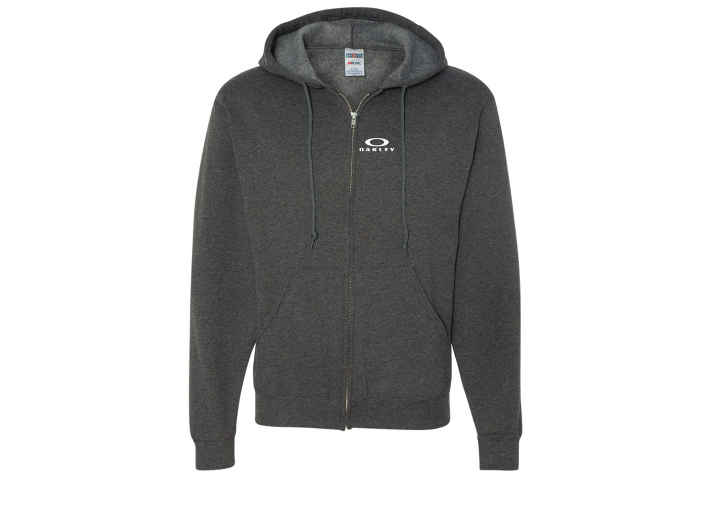 Men's Oakley Logo JERZEES NuBlend Full-Zip Hooded Sweatshirt