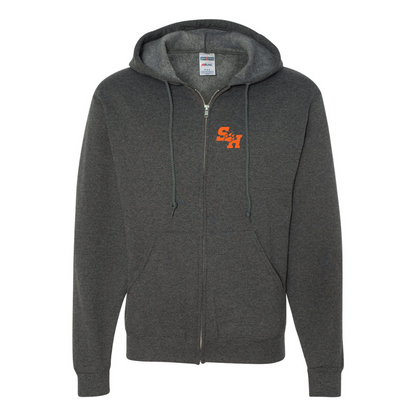 Men's Sam Houston State Bearkats Logo JERZEES NuBlend Full-Zip Hooded Sweatshirt