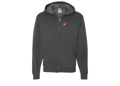 Men's NRJ 12 Logo JERZEES NuBlend Full-Zip Hooded Sweatshirt