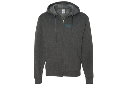Men's People Magazine Logo JERZEES NuBlend Full-Zip Hooded Sweatshirt