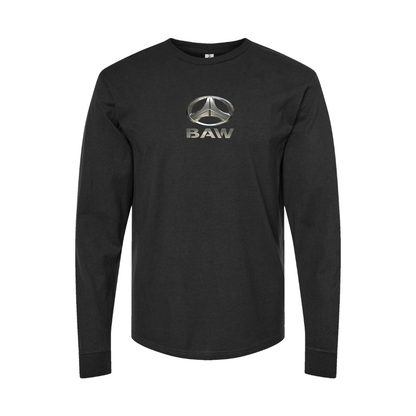 Men's Beijing Automobile Works Logo Long Sleeve T-Shirt